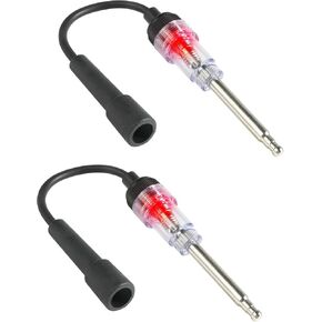 2pcs اختبار شمعات الإشعال ، اختبار الشرارة ، Sparks Testers محرك صغير ، ملحقات السيارات المضمّنة المكونات الإضافية المتزايدة ، مناسبة للسيارات ، وزر العشب ، والمحركات الداخلية الصغيرة والكبيرة/الخارجية