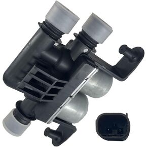 64116910544 Heater Control Valve - Water Control Valve Compatible with 2004-2018 X5 E53 E70 F15 / 2008-2019 X6 E53 E70 F15 Repalces# 1147412166 EHV102