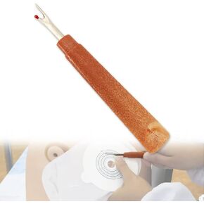Colostomy Ostomy Bag Scissor, Ileostomy Stoma Pouch Shear, Nursing Care Cutter with Blunt Round Tip, 5" L