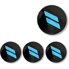 63mm/2.5 inches Slash Wheel Center Cap Covers HubCap Emblem Badge Trim Compatible with Dodge Charger Challenger Durango Hornet Dart R/T SRT Magnum Nitro Journey Caliber