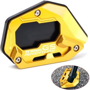 For B.M.W R1250GS Adventure 2018-2023 (Not For Lowered Vehicles) Motorcycle CNC Support Extension Plate Kickstand Side Stand Pad r 1250 gs adv r1250gsa Accessories (black)