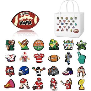 Charms for Bogg Bag Cute Accessories, Rubber Beach Bag Charms for Women Totes, Bag Charms for Simply Southern Totes, Bogg Charms for Bag Accessories,PVC Charm Bogg Accessories