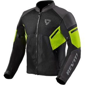 REV'IT! Men's GT-R Air 3 Adventure Sport Motorcycle Jacket (White/Neon Red - 3X-Large)