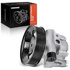 A-Premium Power Steering Pump, with Pulley, Compatible with Toyota Tacoma 2016-2023, 3.5L, Replace # 4431004200