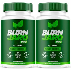 (2 Pack) Burn Jaro Pro - BurnJaro Pink Salt Capsules Pro, BurnJaro Pro Pills, Official Advanced Formula Burn Jaro Pro Supplement Pills Natural Ingredients Reviews, 120 Capsules for 2 Months
