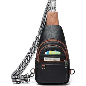Crossbody Bags for Women Sling Bag Fanny Pack Casual Daypacks Small Backpack Chest Travel Purse Anti Theft
