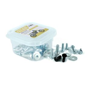 60PCS Dirt Bike Body Bolt Kit Fit for RM60 RM65 RM80 RM85 RM100 RM125 RM250 RMX250 RMX450Z RM-Z250 RM-Z450 Bodywork Screws Bolts Fasteners Kit
