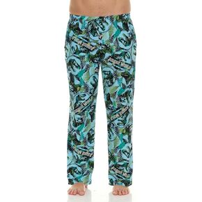 Gurassic World للرجال في جميع أنحاء طباعة Pajama Pant قابلة للتعديل/مرنة الخصر والجيوب ناعمة/مريحة ملابس النوم