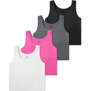 Salia Girl Training Starter Bras for Kids 7-12 Seamless Bras Tank Sports Bra 8-10 No Pads ، طبقة مزدوجة على الصدر in Kuwait