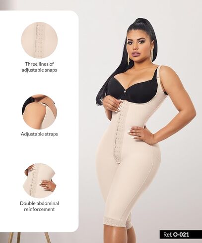 Forma tu Cuerpo Knee Lenght Shapear ، Faja Faja ، Podyshapers for Women ، Faja comple in Kuwait