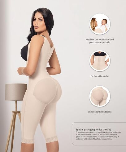 Forma tu Cuerpo Knee Lenght Shapear ، Faja Faja ، Podyshapers for Women ، Faja comple in Kuwait