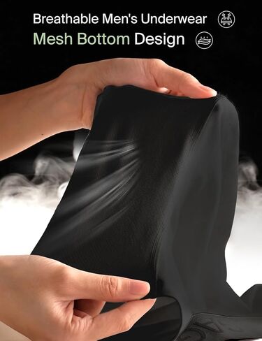 ملخصات ملاكم الملابس الداخلية للرجال 3 حزمة ، ملابس داخلية ناعمة مع حزام Comfortflex ، فتل الرطوبة ، 5 '' in Kuwait