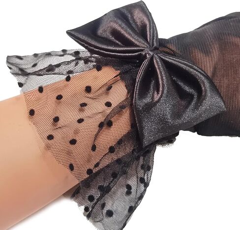 Lace Gloves Women Tea Party Elegant Short Vintage Summer Glove for Dressy Women Wedding Party in Kuwait