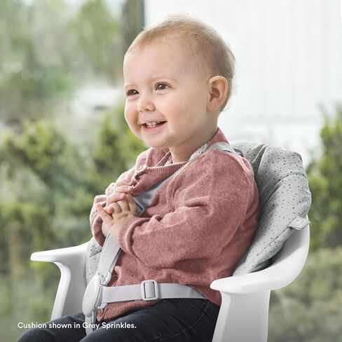 وسادة Stokke Clikk، دوائر متعددة - متوافقة مع كرسي Stokke Clikk العالي - توفر الدعم للأطفال - مصنوعة من القطن العضوي - قابلة للعكس ويمكن غسلها في الغسالة - مناسبة للأعمار من 6 إلى 36 شهرًا in Kuwait