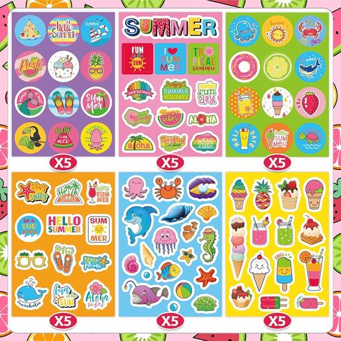 Spring Summer Stickers 404PCS Flowers Stickers for Kids Butterfly Stickers Seasonal Stickers for Scrapbooking Crafts Envelopes Swater Bottles Flower Self-Adhesive Stickers for Teachers with Insect Bug Bee Spring Theme Party Family School Classroom Party F in Saudi Arabia