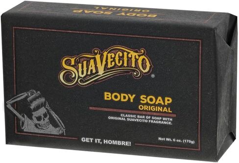 ألواح صابون للجسم واليدين من Suavecito، عطر رجالي أصلي مرطب بالفحم، 6 أونصة، 3 عبوات in Kuwait