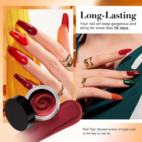 Dip Powder Set, AZUREBEAUTY 6 Colors Glitter Red Green Nail Dipping Powder French Nail Art Gel Manicure Salon DIY at Home Christmase Gifts in Saudi Arabia