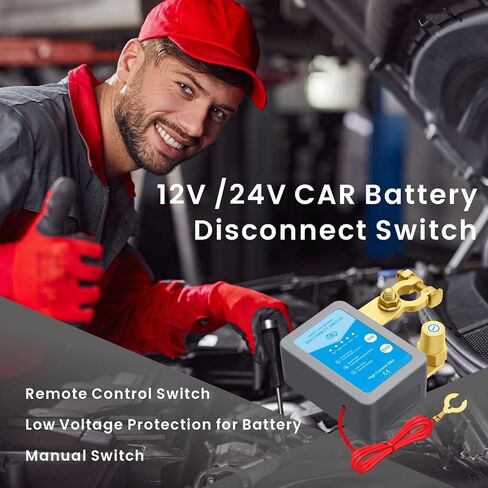 مفتاح قتل للسيارة ، 12V 240A بطارية عن بعد مفتاح مفتاح الجهد الذكي ، مفاتيح قتل السيارة المضادة للسرقة ، منع تصريف البطارية ، مفتاح قتل البطارية عن بُعد للسيارة ، شاحنة ، RV NS Blue in Kuwait