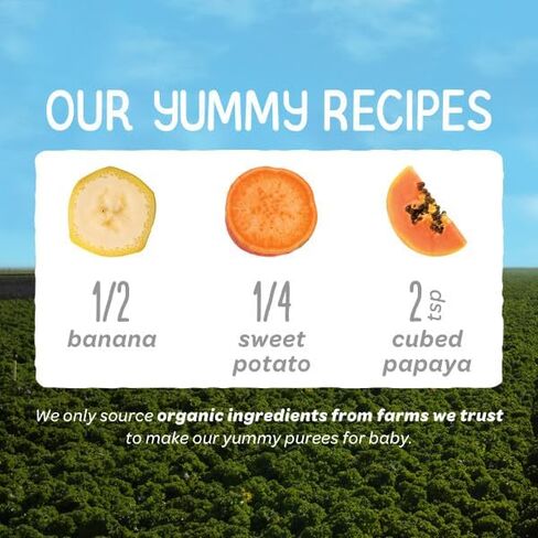 Happy Baby Organic Baby Food, Bananas, Sweet Potatoes & Papayas, 4 Oz in Saudi Arabia