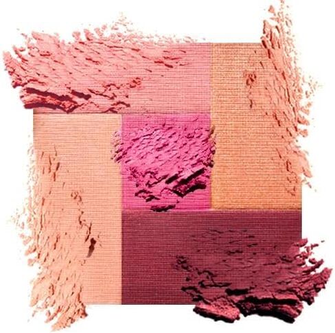 Palladio 2-In-1 Mosaic Blush and Bronzer, Silky Smooth Face Makeup Pressed Powder, Five Color Hues from Shimmering Pinks to Golden Browns, Rich Pigmented Shades, Flawless Finish, Desert Rose, 0.3 Oz in Saudi Arabia