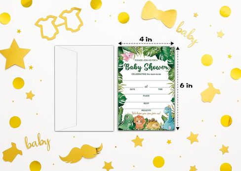 مجموعة بطاقات استحمام الطفل - مجموعة We can Bearly Wait المكونة من 25 دعوة لحفل استقبال الطفل مع مغلفات وعلامة يانصيب الحفاضات وتذاكر، وبطاقات بريدية لشكرك، وبطاقات طلب كتاب لاستحمام الطفل - بالونات خضراء بألوان مائية لتزيين حفلات استحمام الطفل (09) in Kuwait