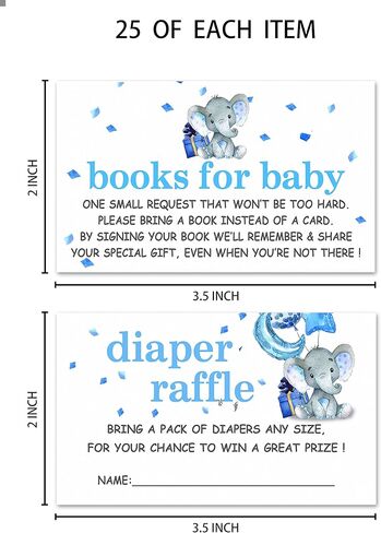 Safari Baby Shower Invitation Set, Fill In Invites Cards, Books For Baby, Thank You, Diaper Raffle, Oh Baby, Each Design 25 Cards & Envelopes (Total 100 Cards) – (bb002-taozhuang) in Saudi Arabia
