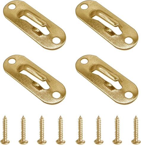 قوس قضيب الستار ، حامل قضيب الستار مع حزمة المسمار (ل 5/16 "قضيب الستار) ، 4pcs ، النيكل in Kuwait