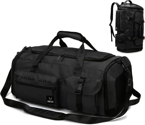 3 in 1 Gym Bag for Women, 65L Large Capacity Travel Duffle Bags Convertible Backpack Weekender Overnight Bag with Shoes Compartment and Dry and Wet Separation in Saudi Arabia