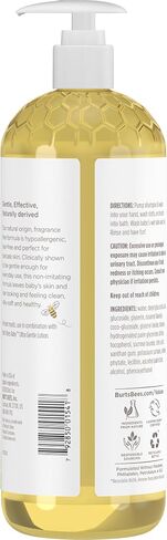 Burt's Bees Baby Sensitive Shampoo & Wash, Tear Free Non Irritating Soap, Gentle Plant Based Formula, Pediatrician Tested, Fragrance Free -21 oz in Saudi Arabia