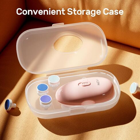 NCVI Baby Nail Trimmer Electric, Baby Nail File, Safe Baby Nail Clippers, Trim and Polish Set for Newborn Baby Infant Toddler Kids, Toes and Fingernails Care, Grooming & Manicure kit, 8 Grinding Heads in Saudi Arabia