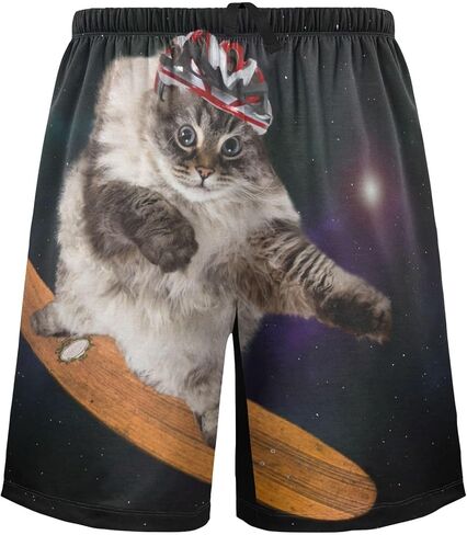 visesunny Mens Pajama Shorts Soft Sleep Pants Breathable Summer Cool Lounge Sleepwear with Pockets S-XXL in Saudi Arabia
