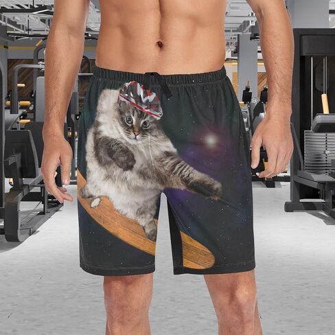 visesunny Mens Pajama Shorts Soft Sleep Pants Breathable Summer Cool Lounge Sleepwear with Pockets S-XXL in Saudi Arabia