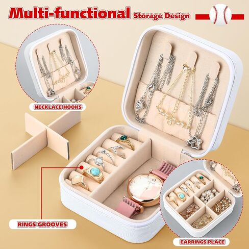 Leinuosen 12 Pack Softball Gifts Case Jewelry for Women ، Gifts Night Night Gifts ، Chenille Jewelry Box for Team ، Trea in Kuwait
