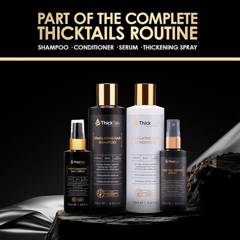ThickTails Hair Growth Shampoo For Women - For Thinning Hair & Breakage Due to Menopause, Stress, Postpartum Recovery. Anti Hair Loss Shampoo For Hair Regrowth. DHT Blocking Shampoo. Biotin Caffeine in Saudi Arabia
