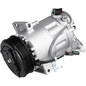 AC Compressor with A/C Clutch Fits for Nissan Tsuru 1.6 1.6L 2013 2014 2015, Sentra 1.8L 2013 2014 2015, ‎‎2001730, 14SD1733