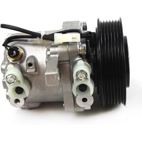 6PK SVO7E AC Compressor 3P999-00620 447280-3050 447280-3080 Air Conditioning for Kubota M4N M6 M7 M135GX GXDTC M126 M135 M136 M6-131 M6-141 AC Air Compressor Replacement Part