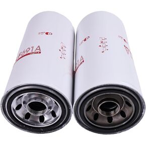 2PCS Engine Oil Filter 1R0716 1R-0716 Compatible with Caterpillar Excavator 330D 330C 336D 336C 3406 C15