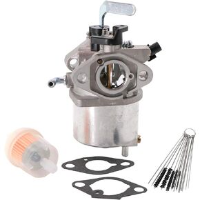 KIPA Carburetor for Kawasaki 15003-2718 15003-2497 FE120 4 Stroke Engines With Mounting Gaskets Fuel Filter & Carbon Dirt Jet Cleaner Tool Kit Durable