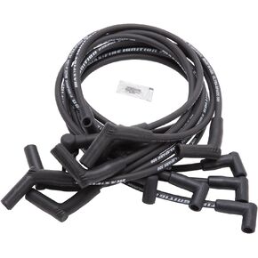 Edelbrock 22704 Spark Wire Set SBF 83-96 500 ohm Resistance Black (Set of 10)