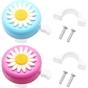 Cinvo Pack of 2 Bike Bells Kids Bicycle Ring Bell Loud Crisp Clear Sound