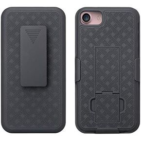 حافظة iPhone SE2/8/7/6/6s، حافظة كومبو وحافظة - مع مسند مدمج، حافظة بمشبك حزام دوار لهاتف Apple iPhone SE 3rd Gen (2022) SE2 8، 7، 6، 6s in Kuwait