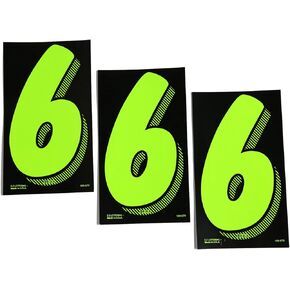 7 1/2 Green Chartreuse Pricing Numbers for Car Dealers 3 Dozen (# 6's)