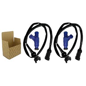Fuel Injector Harness Set Compatible with 2006-2009 Polaris Ranger 700 800, 2005-2009 Ranger XP 700 800, 2008-2010 RZR 800, 2007-2009 Sportsman X2 700 800 Replace 1202863, 1253558, 0280156208 Set of 2