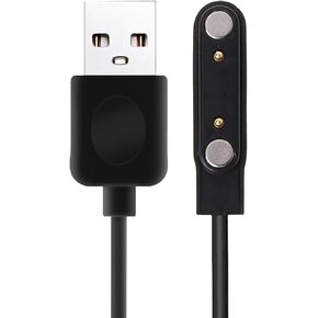 Smart Watch Charger Cable, Universal Magnetic SmartWatch Accessories Charger Cable 2 Pin Cord, Charger Contact pin spacing 7.62 mm