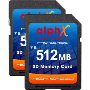 بطاقة ذاكرة الكاميرا الرقمية Nikon D50 D40 D40X D3300 2X 512 ميجابايت بطاقة ذاكرة رقمية آمنة (SD) (حزمة مزدوجة) in Kuwait