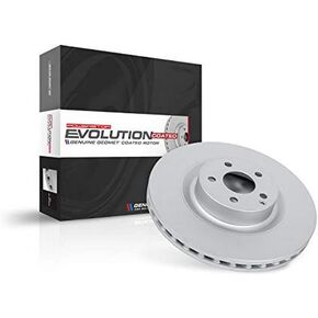 Power Stop AR84103EVC Evolution Genuine Geomet Coated FrontBrake Rotor