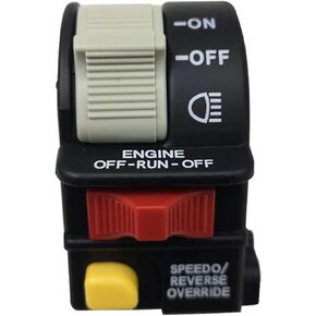 M MATI 4011655 4011516 Left Handlebar Headlight On Off Switch Assembly for Polaris Hawkeye 300 Scrambler 500 Sportsman 300 400 850 XP 1000 Trail Blazer 330 Trail Boss 330