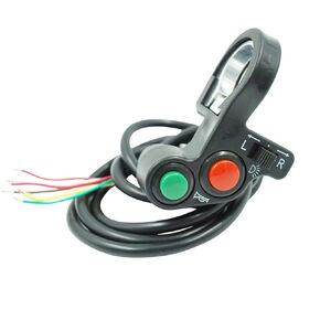 7/8'' 22mm Motorcycle Handlebar Switch with Turn Signal Headlight Horn Function for 3in1 Head/Turn Signal Light/Horn ON-Off Switch Button