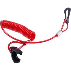 Holdia 176288 0176288 Emergency Stop Switch Safety Lanyard Cord Fits For Johnson Evinrude OMC Outboard Motors