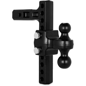Eaz-Lift 48480 Adjustable Ball Mount with Forged Shank, 6-Inch - Ideal for Towing Multiple Height Trailers - Fits 2-Inch by 2-Inch Receivers